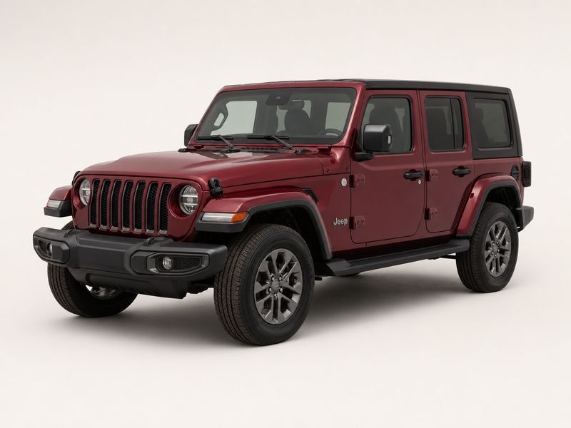 2023 Jeep Wrangler, studio illustration